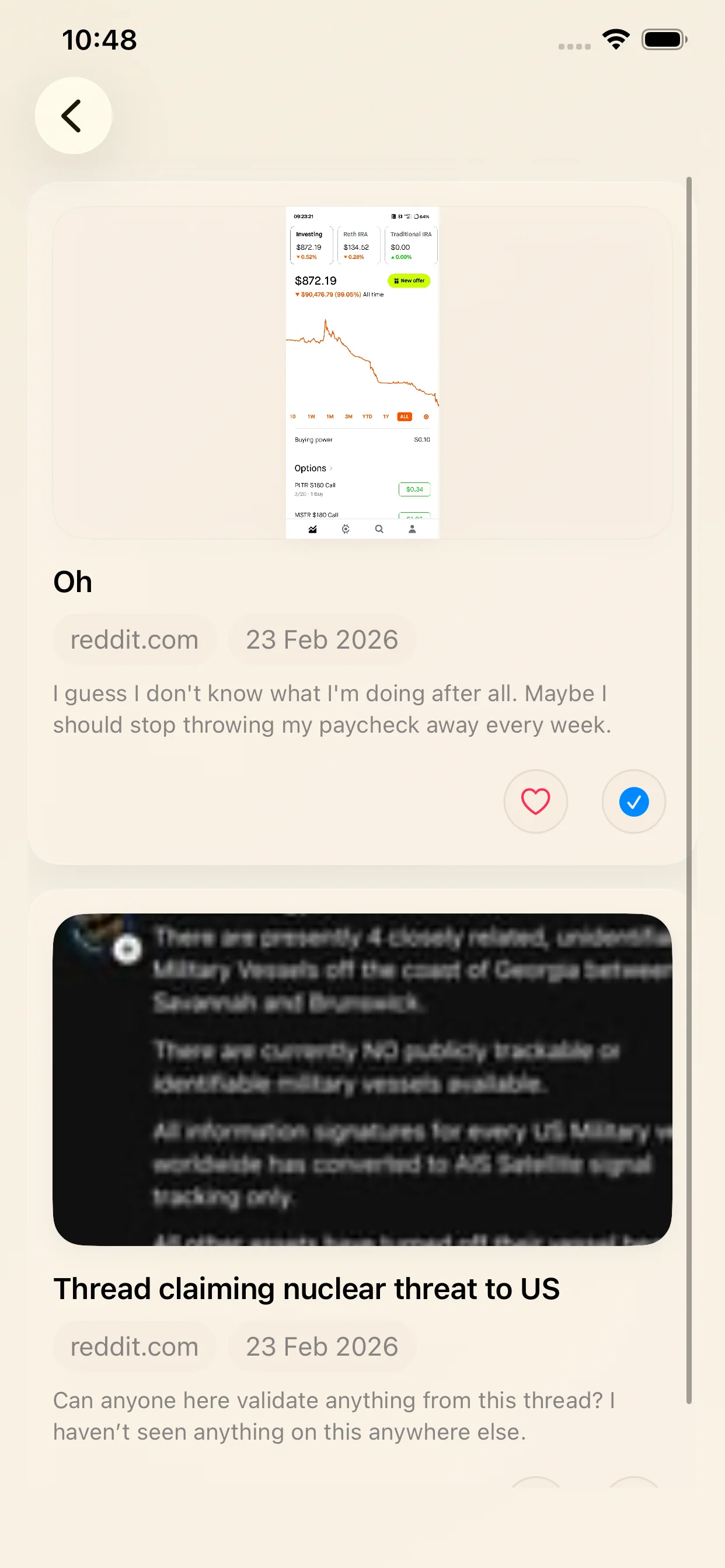 LinkBook folders view grouping saved links into visual collections.